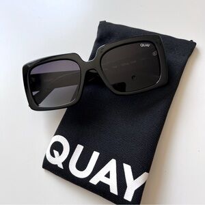 Quay YADA YADA Thick Frame Sunglasses